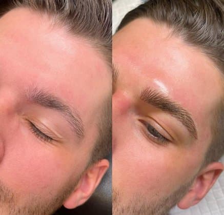 Ombre Powder Brows for Men result at Rebornurself