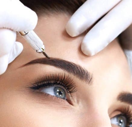 Microblading for Women procedure at Rebornurself